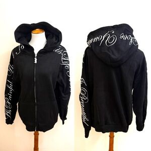 Black Graphic Women's Hoodie